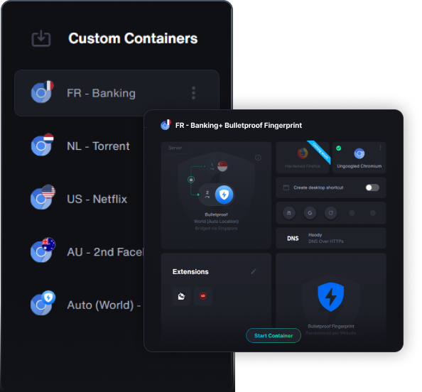 Containers personalizados